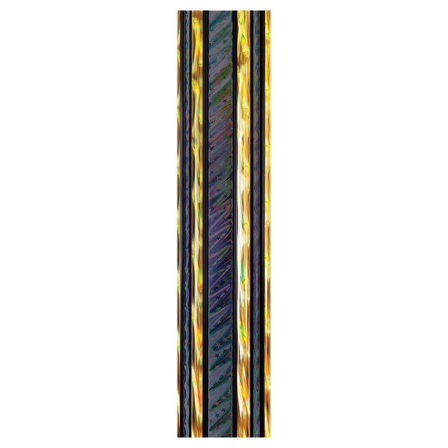 45" Black/Gold Rectangular Galaxy Trophy Column