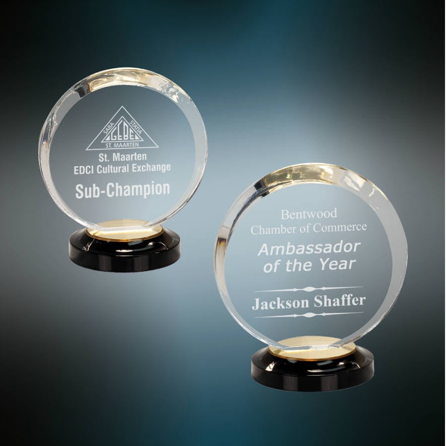 Gold Halo Acrylic Blank Sample Set