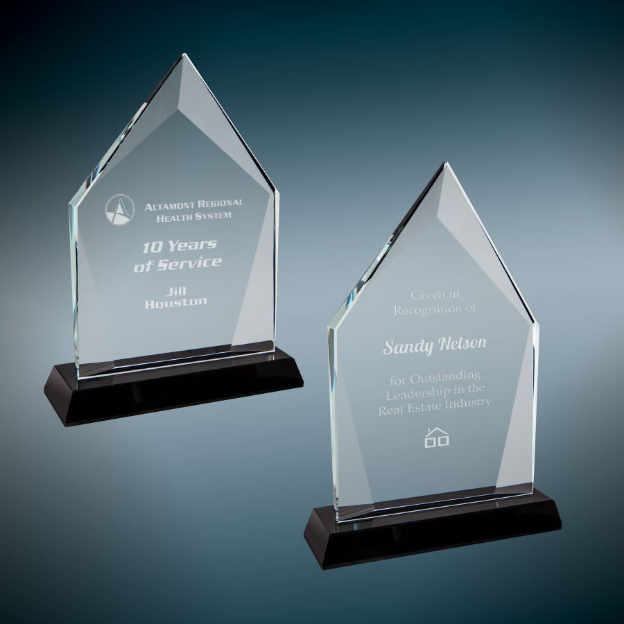 Diamond Halo Glass with Black Base Sample Set