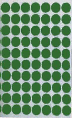 3/8" Round Green Felt Dots Roll of 1000