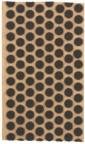 1/2" Round Brown Felt Dots Roll of 1000