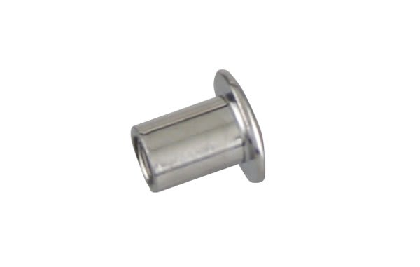 Silver Flat Head Cap Nut