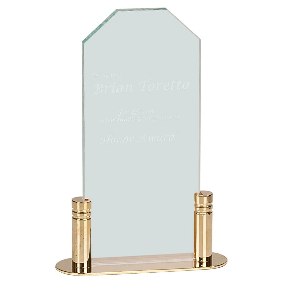 3" x 6" Jade Corners Pop-In Acrylic (Base not included)