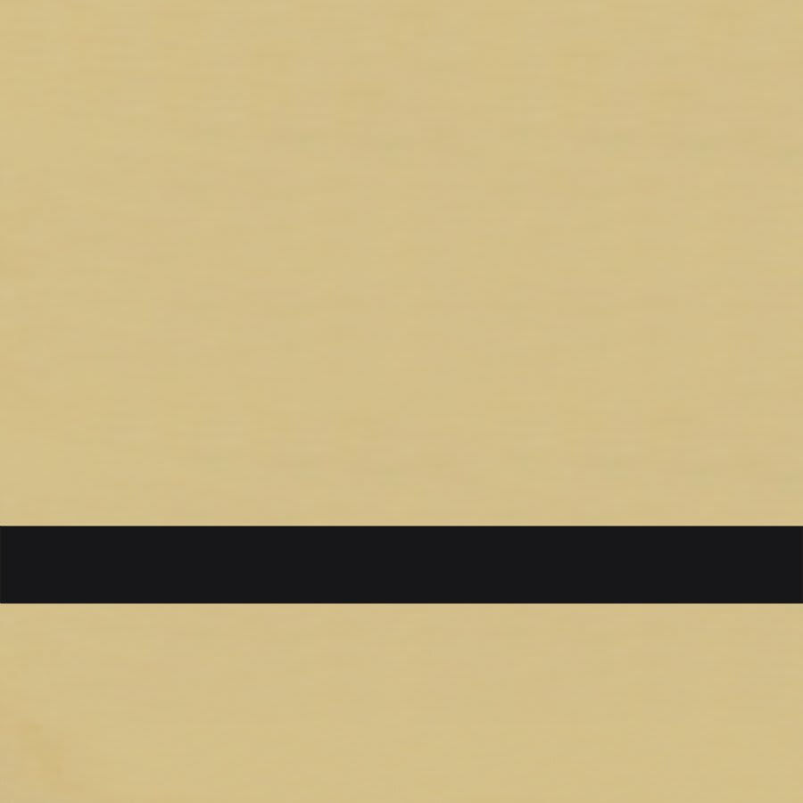 24" x 49" x .020" Brushed Gold/Black JDS Flex Self-Adhesive Plastic