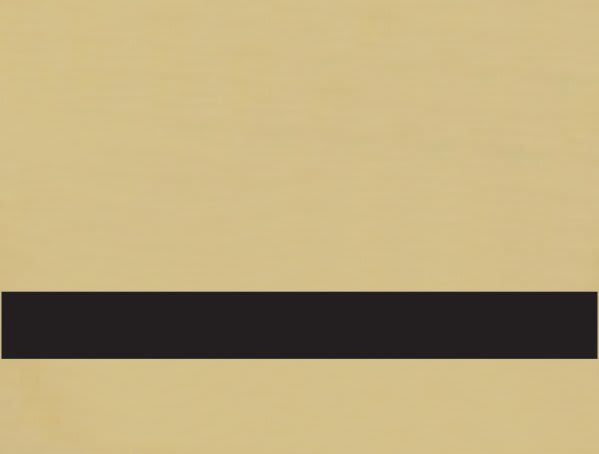 12" x 24" x .020" Brushed Gold/Black Premier JDS Flex Self-Adhesiv         e Plastic