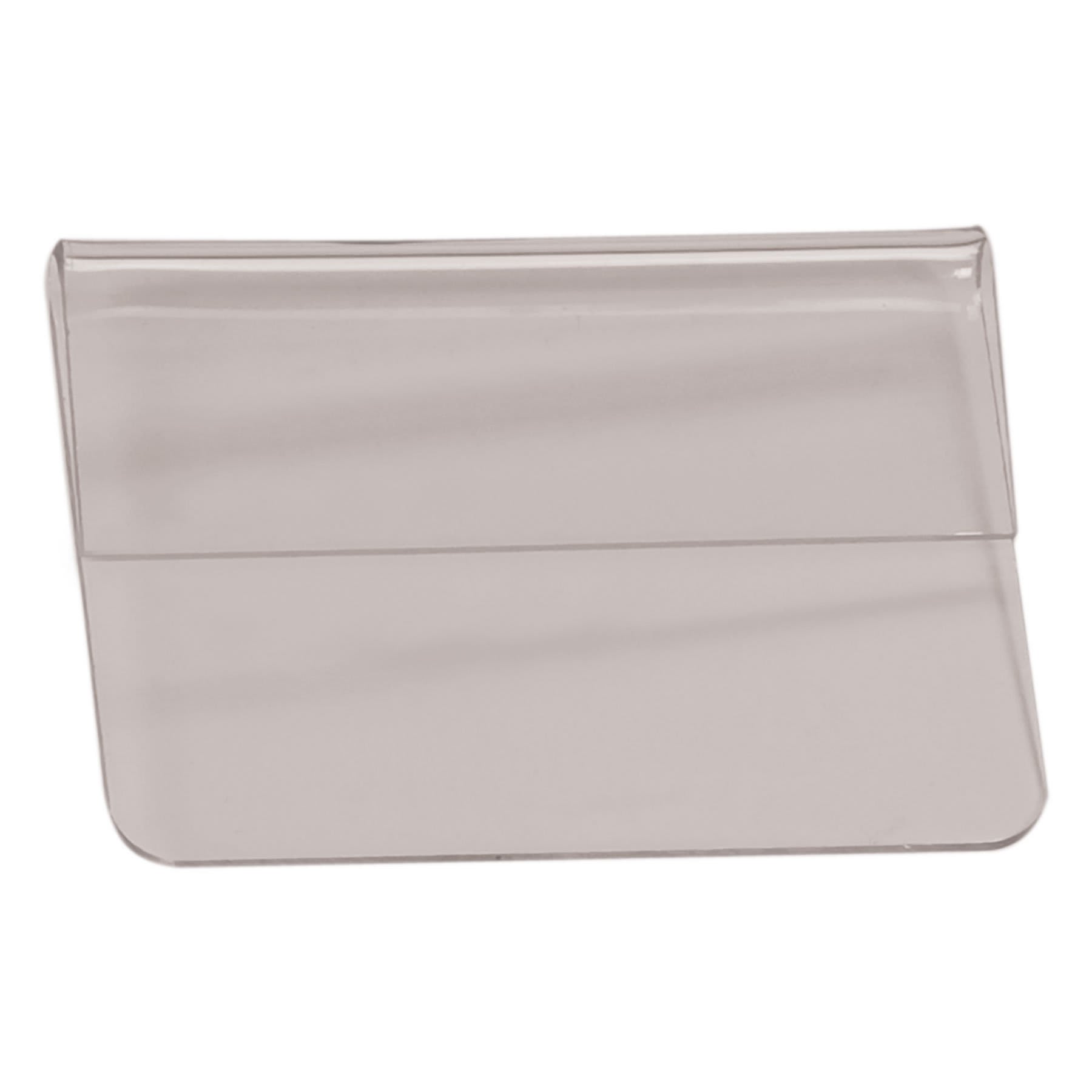 2 7/8" x 2 1/16" Clear Plastic Pocket Badge