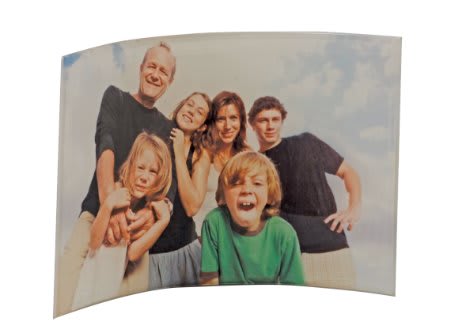 6" x 8" King Coat Glass Crescent