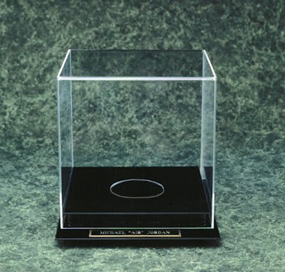Basketball Acrylic Display Case with Base