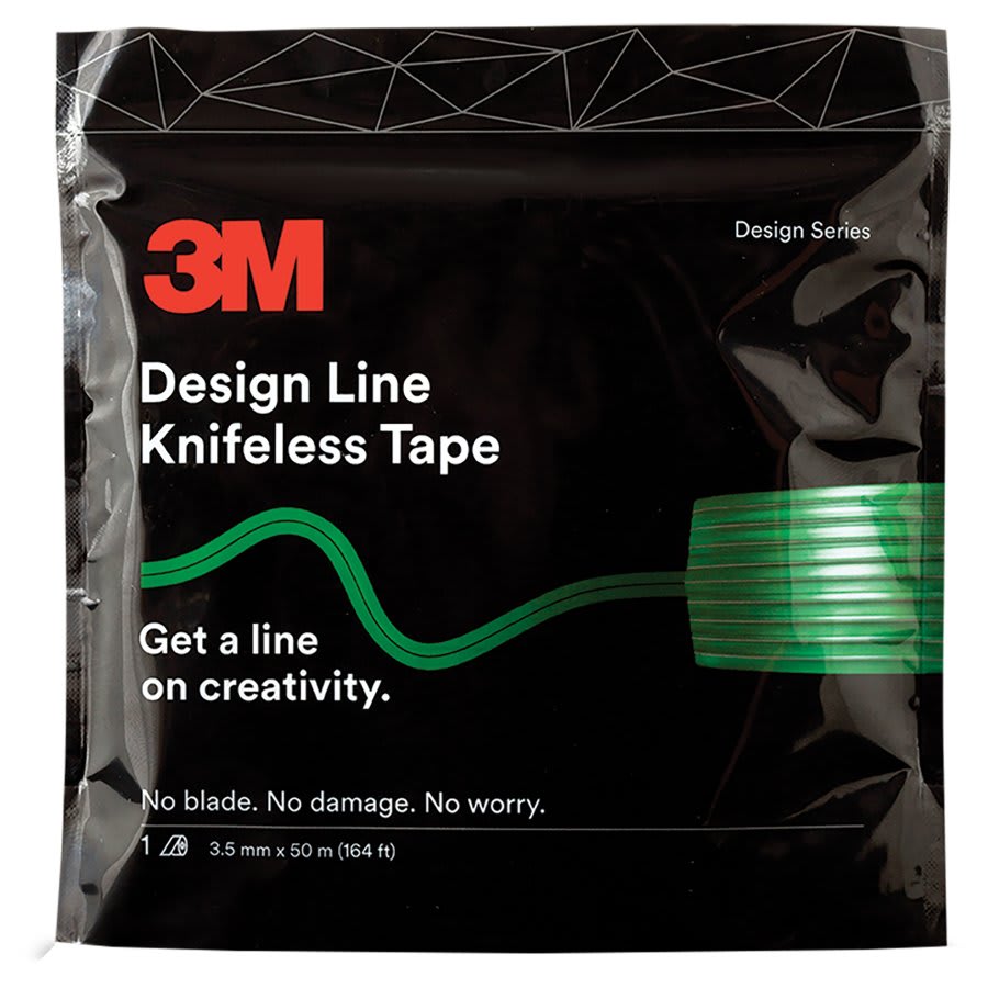 3.5mm x 50m 3M Design Line Green Knifeless Tape