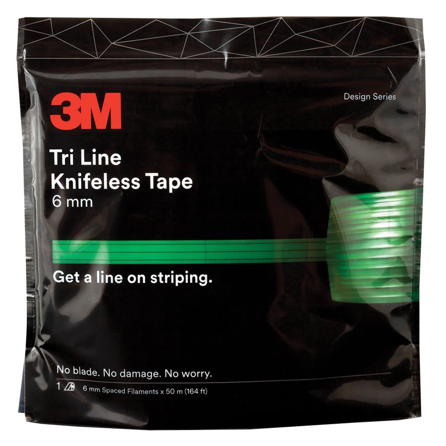 6MM x 50M 3M Tri Line Green Knifeless Tape