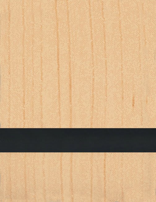 12" x 24" x 1/16" Birch/Black Duets Laser Indoor Plastic