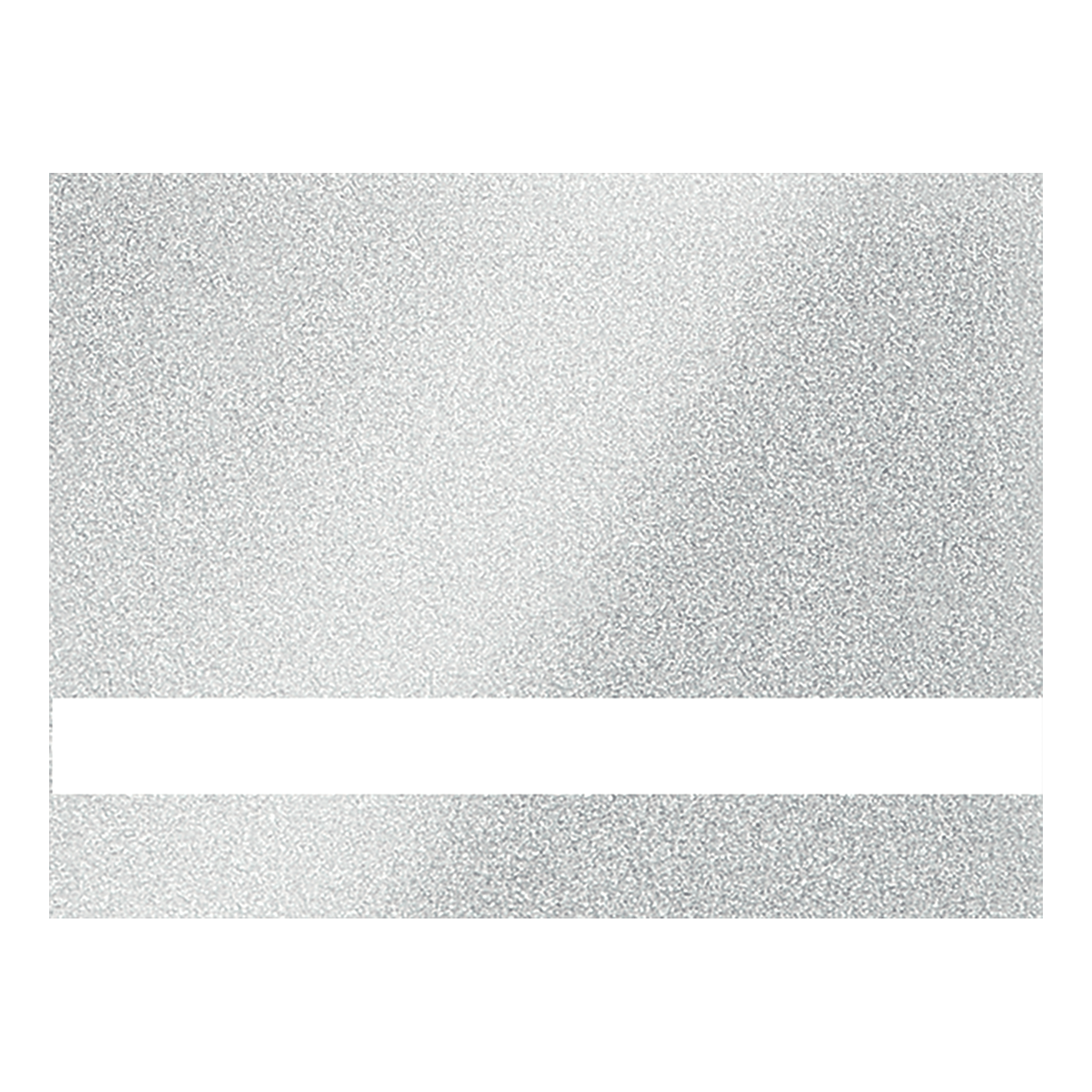 12" x 24" x 1/16" Clear Matte/Brushed Aluminum Duet Reverse Laser XT Plastic