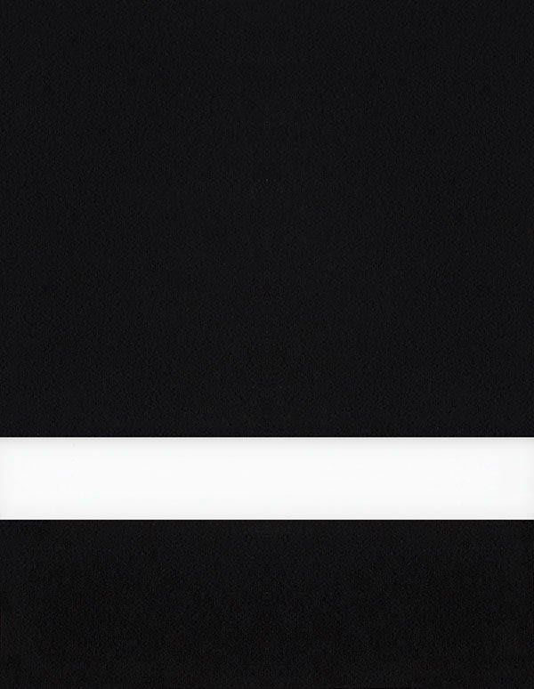 Undersize 1/16" Black/White Matte Duets Laser XT Plastic