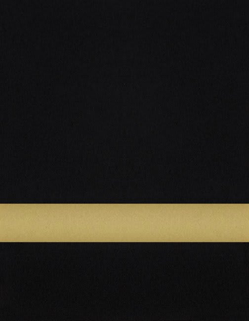 24" x 49" x 1/16" Black/Gold Matte Duets Laser XT Plastic