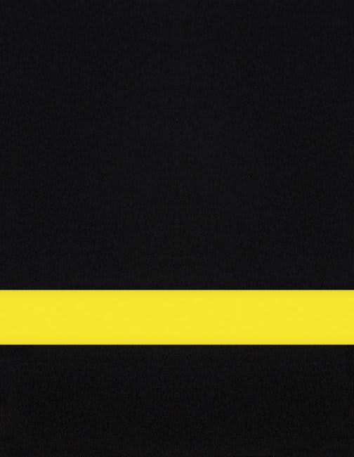 24" x 24" x 1/16" Black/Yellow Matte Duets Laser XT Plastic