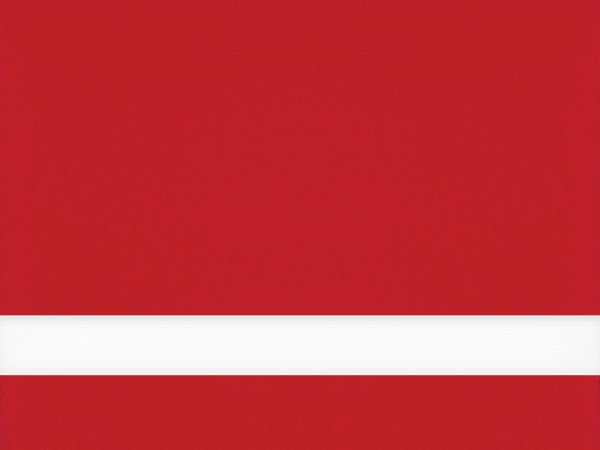 24" x 24" x 1/16" Red/White Matte Duets Laser XT Plastic with Orafol Adhesive