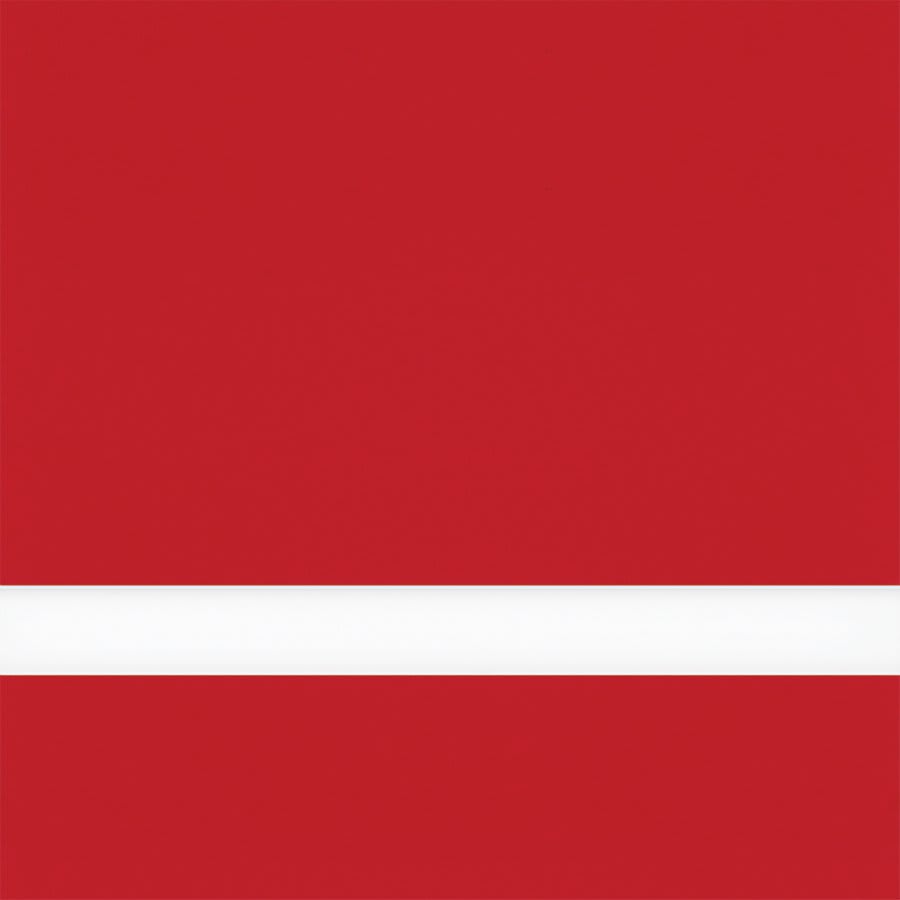 24" x 49" x 1/16" Red/White Duets Dura-Guard Laser XT Plastic Sheet Stock