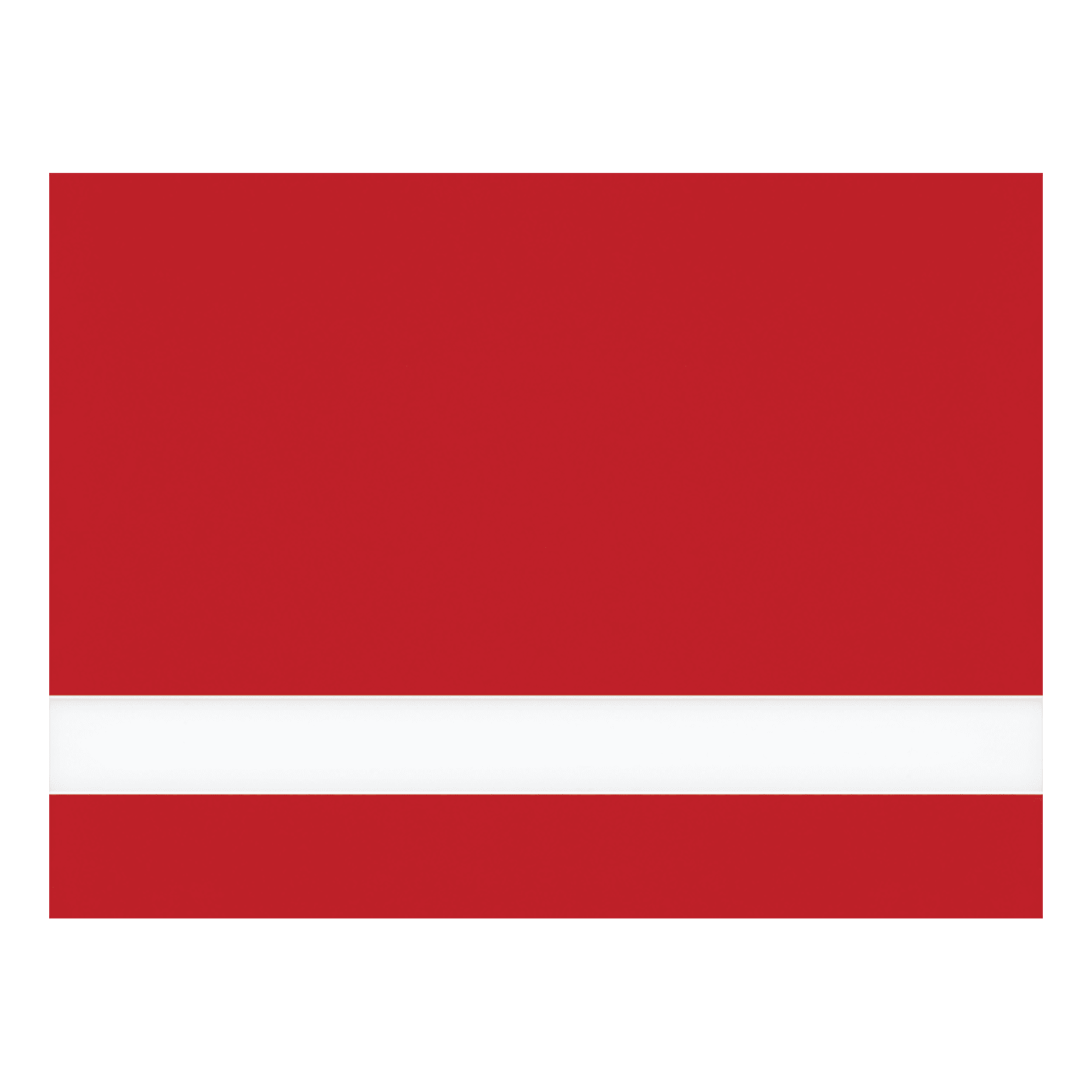 Undersize 1/8" Red/White Matte Duets Laser XT Plastic