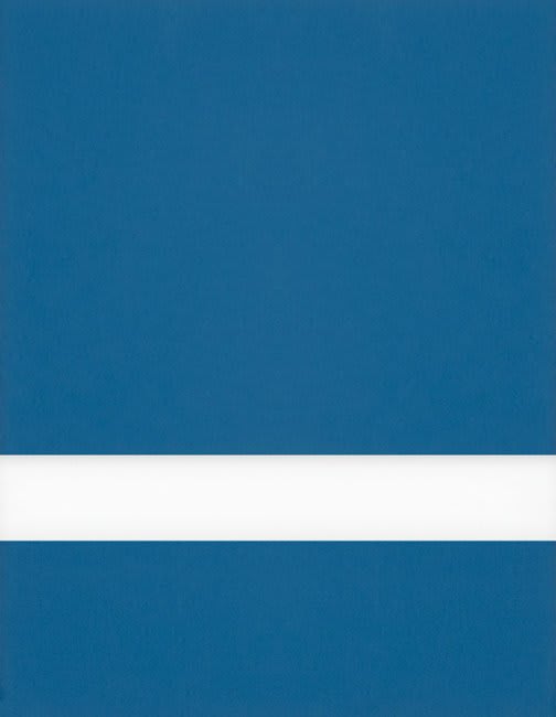 24" x 24" x 1/16" Blue/White Matte Duets Laser XT Plastic
