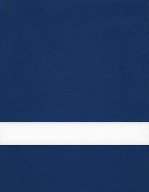 24" x 49" x 1/16" Navy/White Matte Duets Laser Indoor Plastic