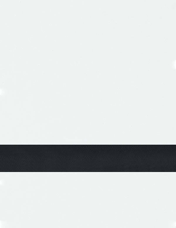 Undersize .020" White/Black Duets Flexible Contours Plastic