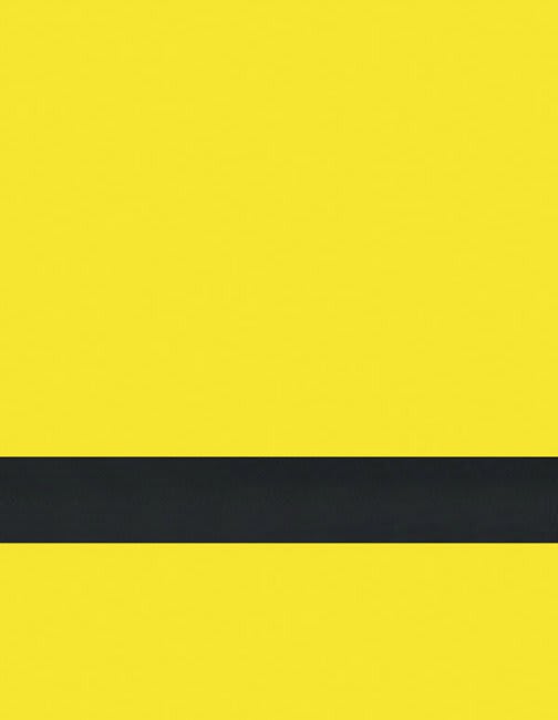 24" x 24" x 1/16" Yellow/Black Matte Duets Laser XT Plastic
