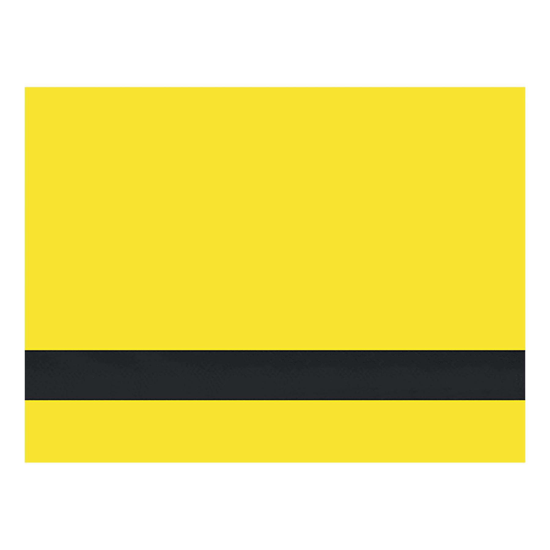 Undersize cut 1/8" Yellow/Black Outdoor/Indoor Laser XT