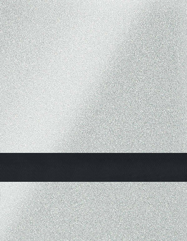 Undersize 1/16" Silver/Black Laser Indoor Plastic