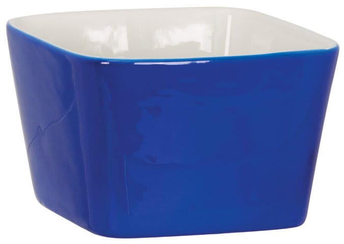 4" x 4" Blue Ceramic LazerBowl