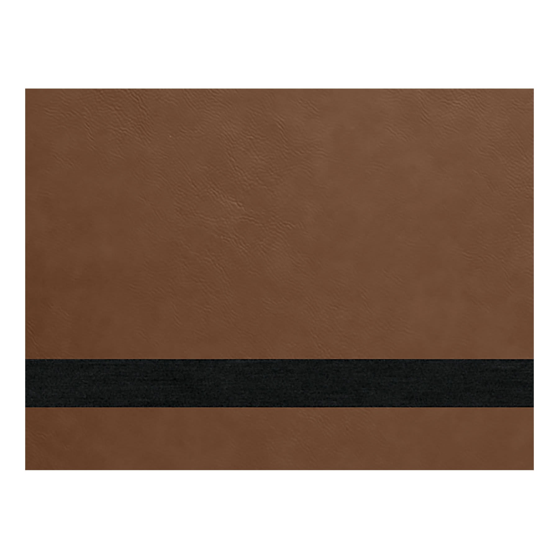 12" x 18" Dark Brown Laserable Leatherette Sheet Stock with Adhesive