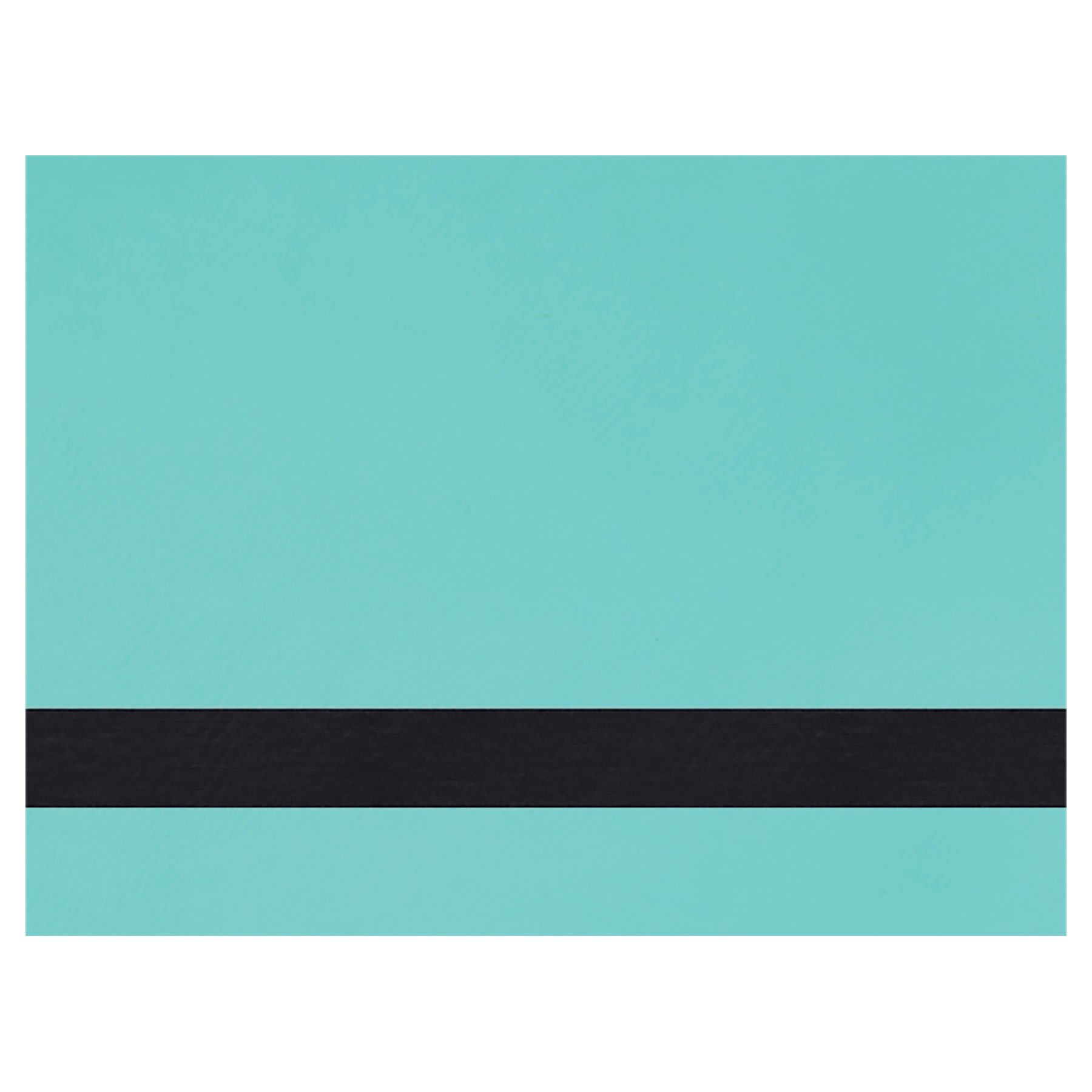 12" x 18" Teal Laserable Leatherette Sheet Stock with Adhesive