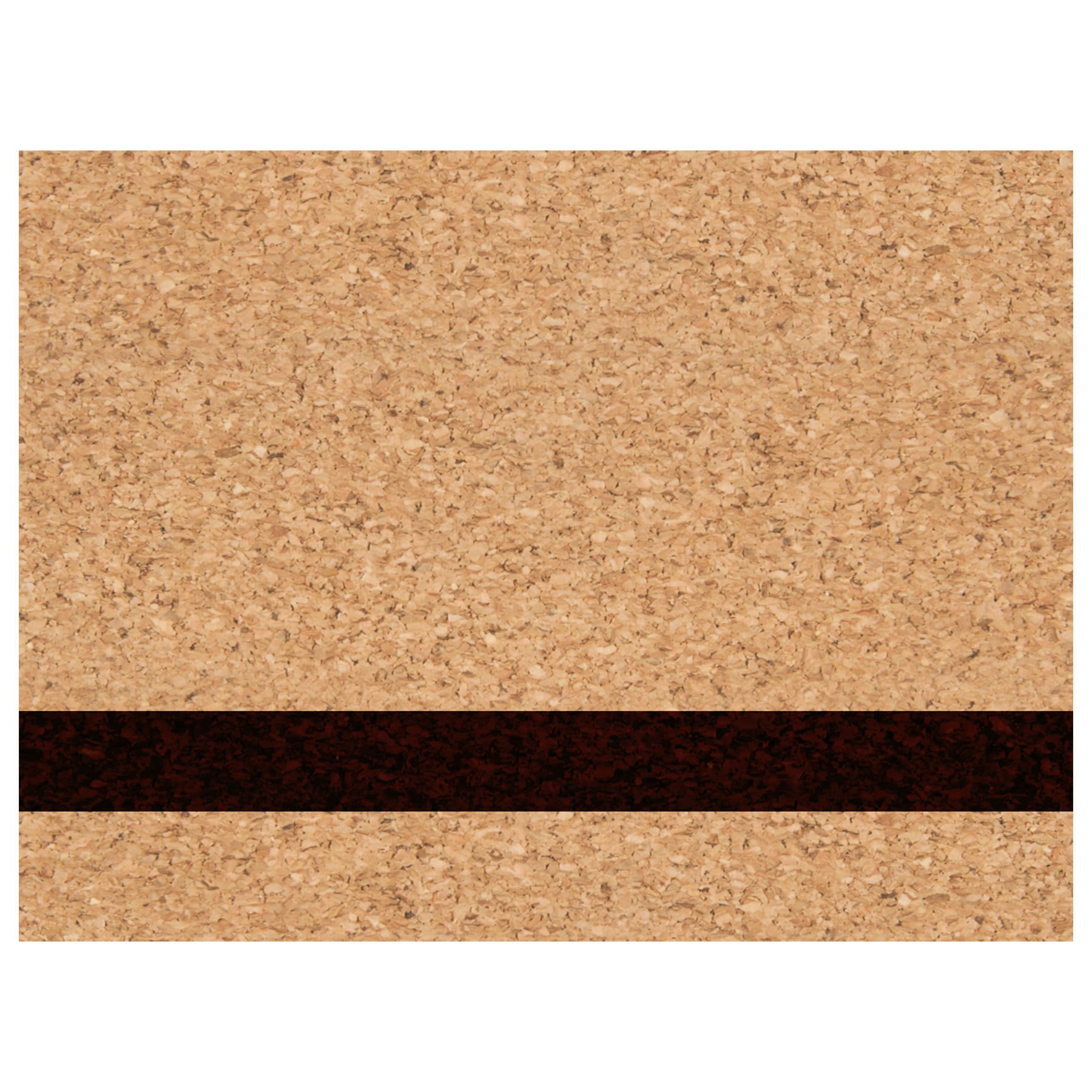 12" x 18" Cork Laserable Leatherette Sheet Stock with Adhesive