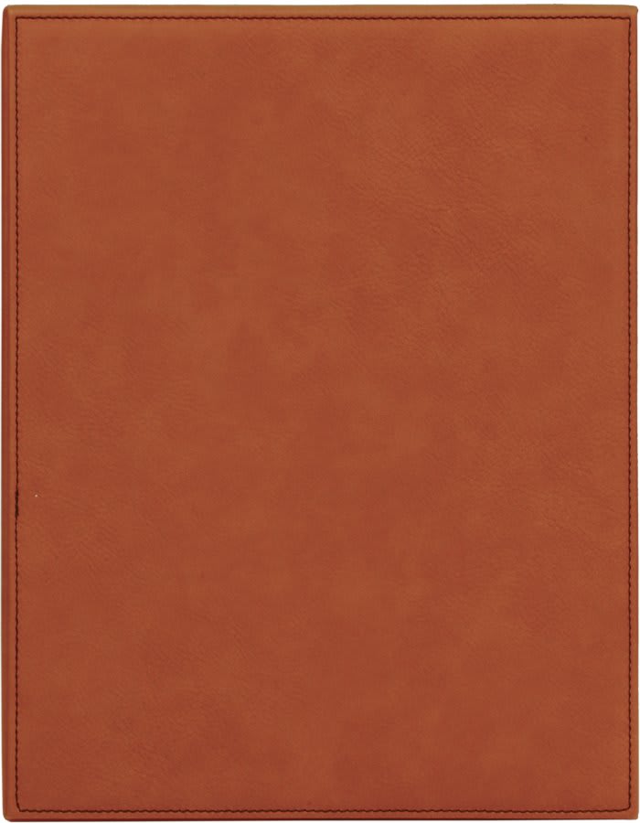 9" x 12" Rawhide Laserable Leatherette Plaque