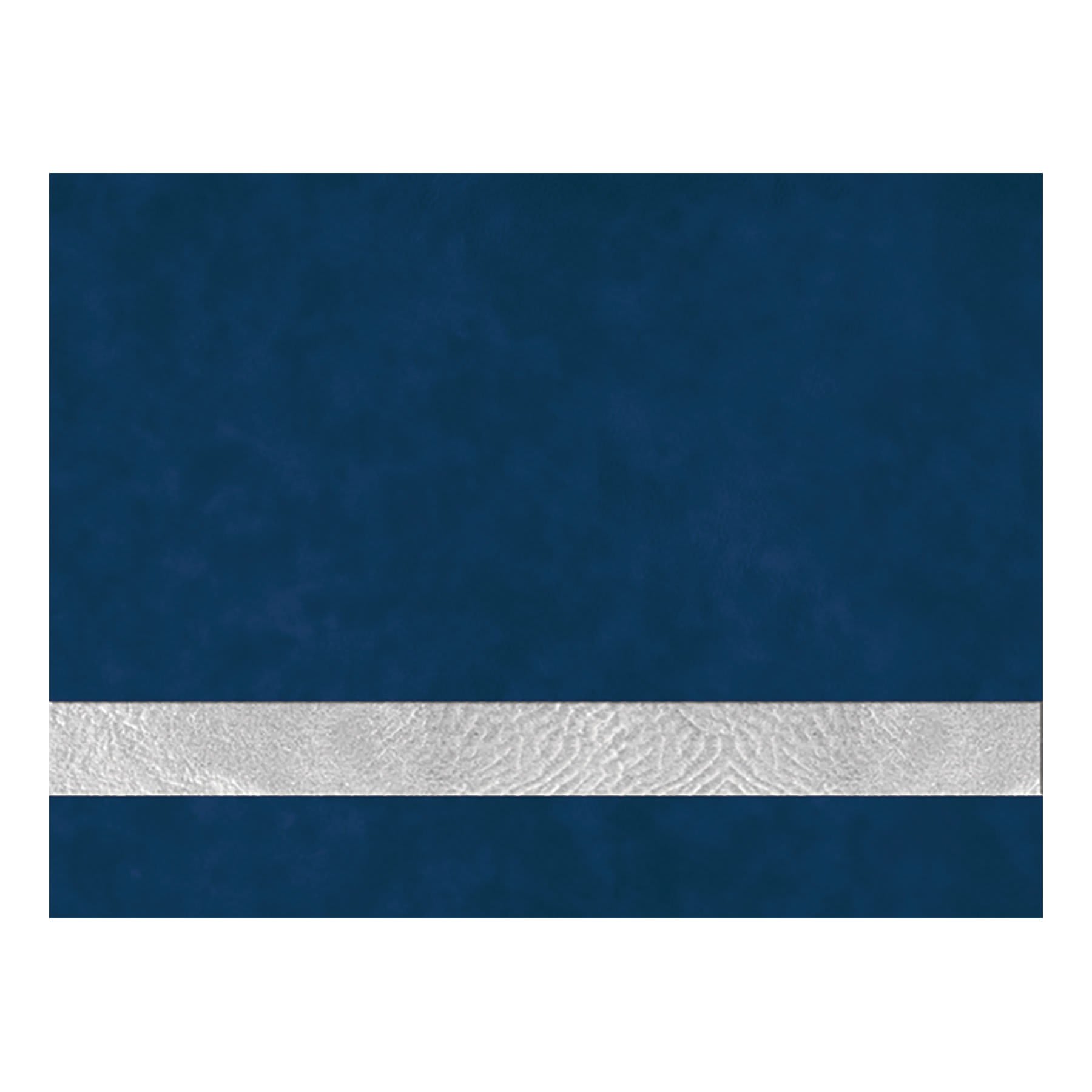 12" x 24" Blue/Silver Laserable Leatherette Sheet Stock