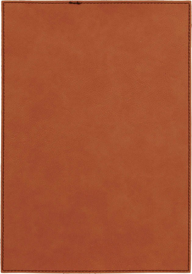 7" x 10" Rawhide Leatherette Plaque Plate