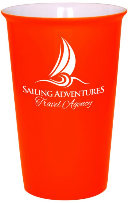 14 oz. Orange Latte LazerMug