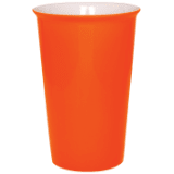 Orange 14 oz. Ceramic Latte Mug