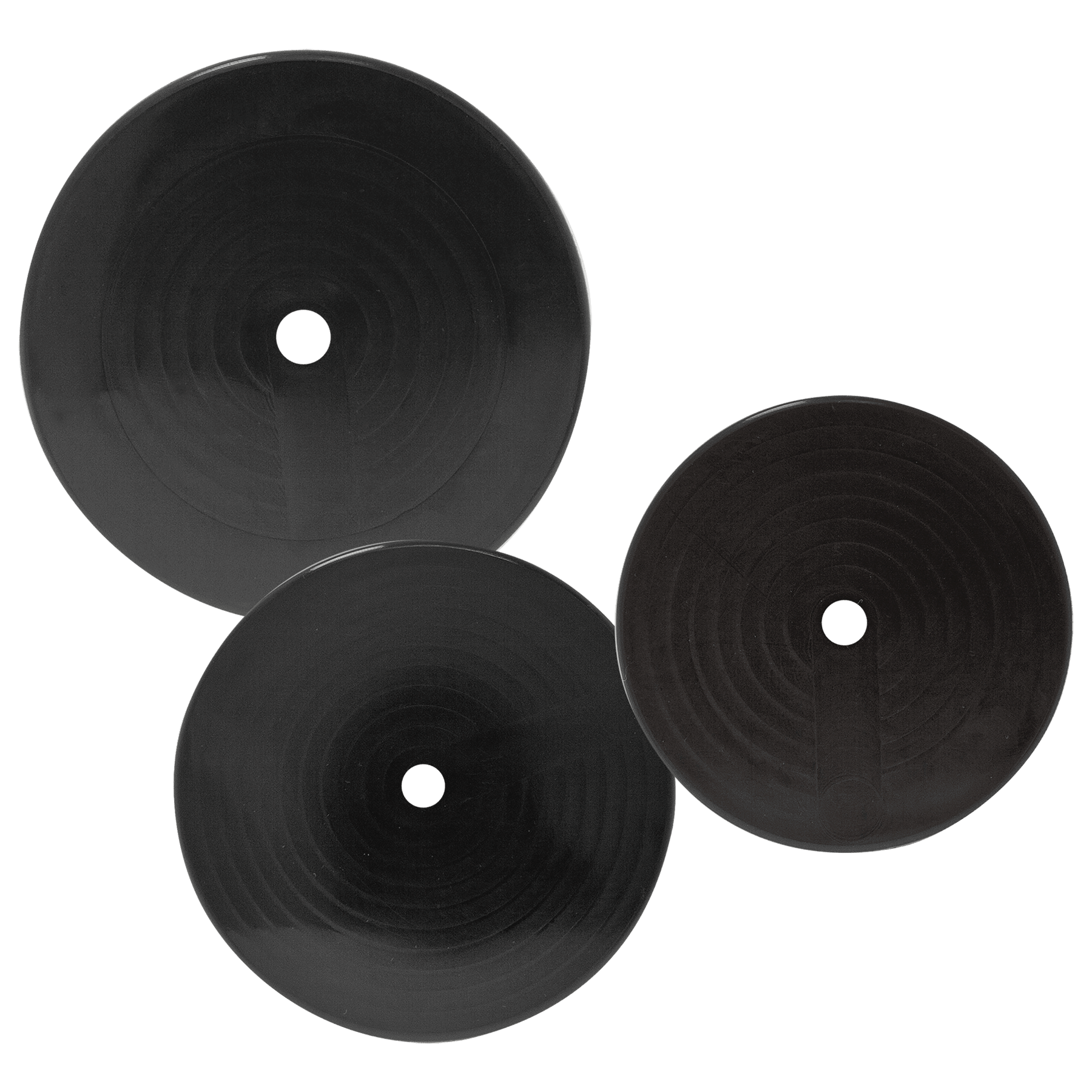 Black Lid Sample Set for LPC112-LBC124 Clear Plastic Cups