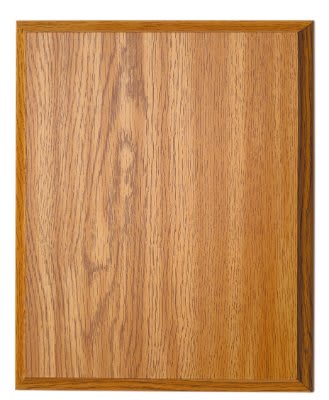 10 1/2" x 13" Oak Finish Plaque