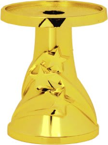2 1/4" 3D Star Round Pedestal