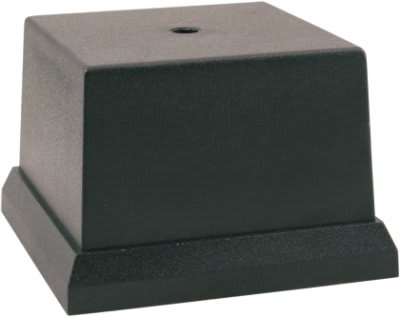4 3/4" x 4 3/4" Black Pedestal Plastic Cup Base