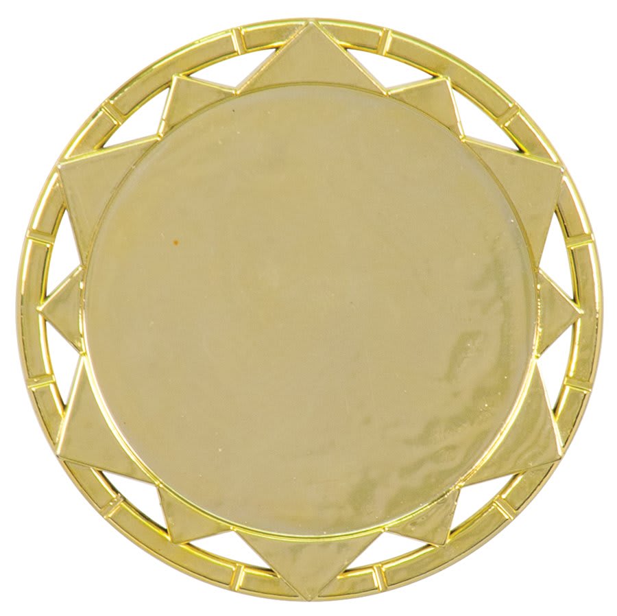 2 5/8" Gold Plaque Mount with 2" Insert Holder