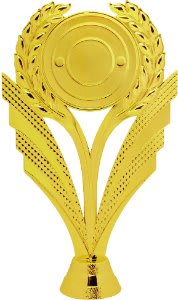 6 1/2" Rising Wreath 2" Insert Holder Figure