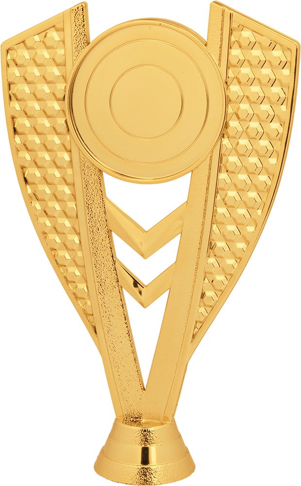 6 1/2" Large Stippled 2" Insert Holder Figure