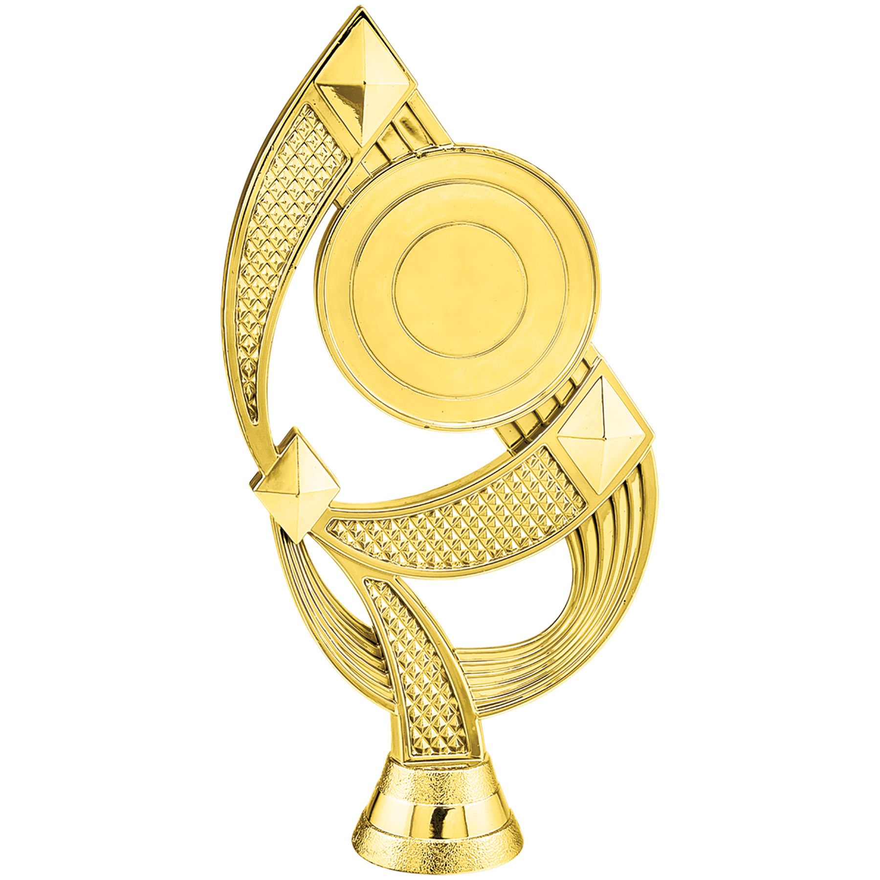 6 1/2" Gold 3 Diamond 2" Insert Holder