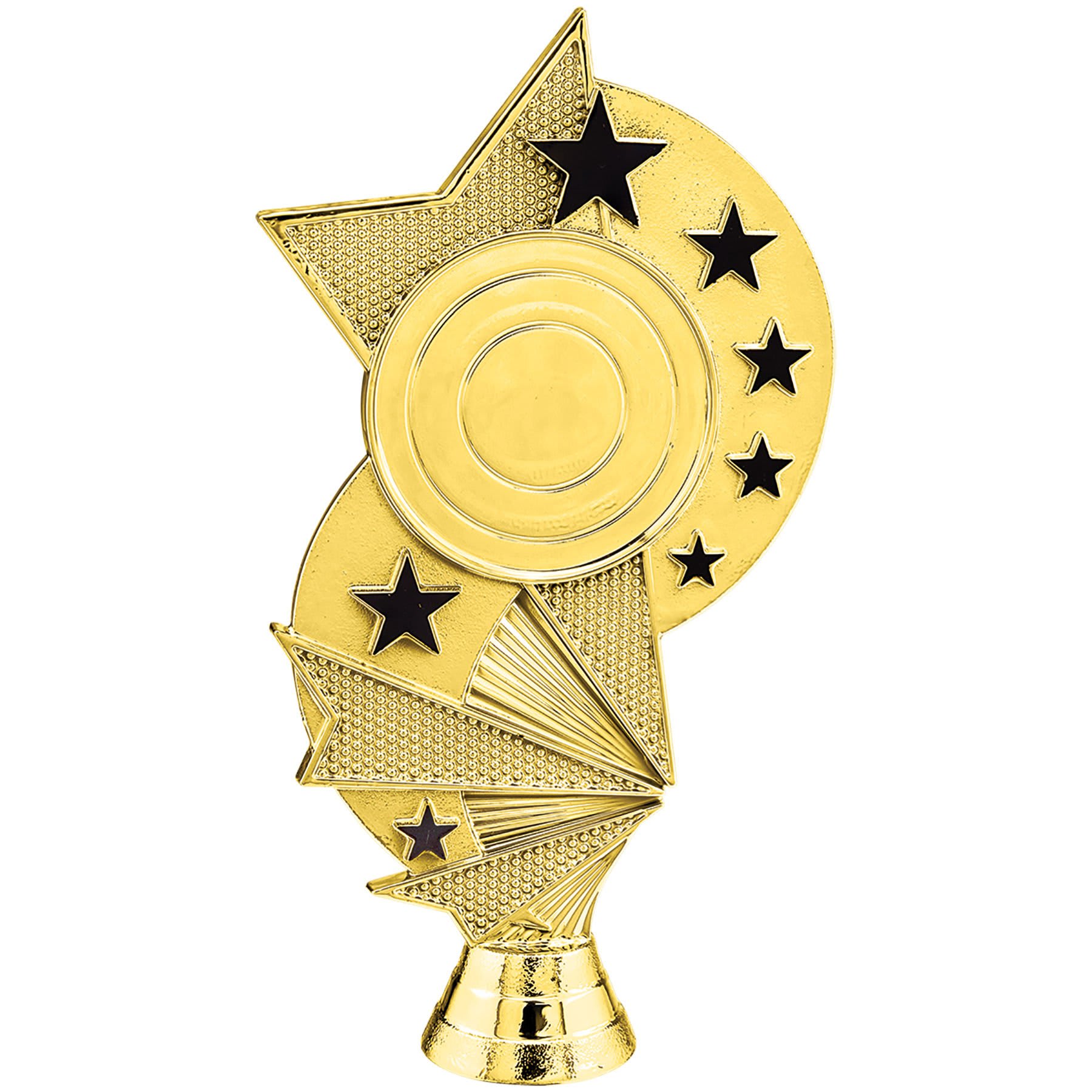 6 1/2" Black/Gold 7 Star 2" Insert Holder