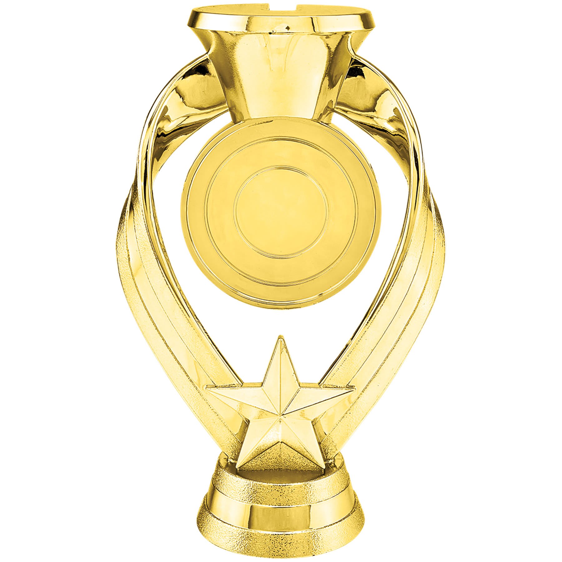 6" Gold Ribbon 2" Insert Holder Riser