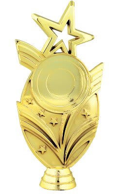 6 3/4" Oval Star 2" Insert Holder Figure