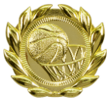 3" Basketball Sport Wreath Plaque Mount