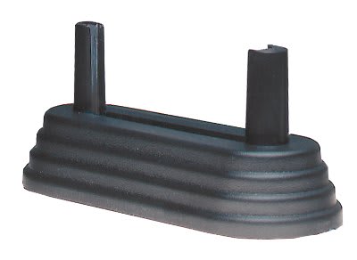 Black Weighted Pedestal Base for Pop-In Acrylic